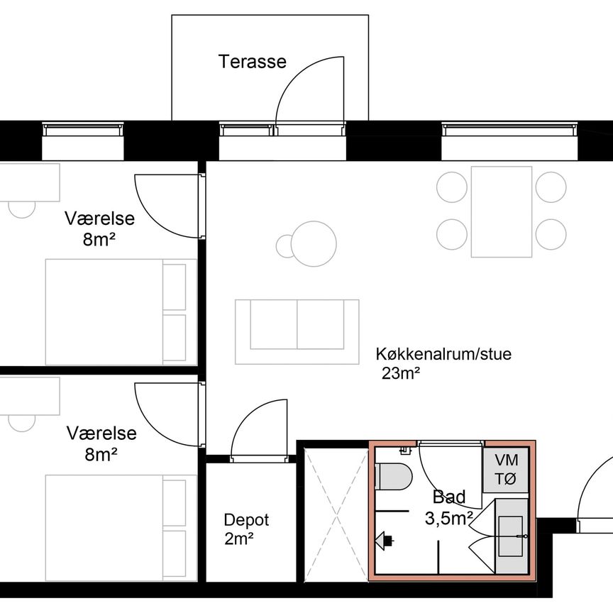 Jarlsberggade 5A, st lejl. 5 - Photo 2