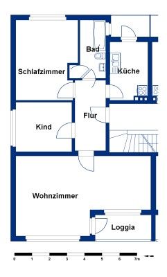 Helle Wohnung mit Einbauküche und zwei Loggien! - Foto 4