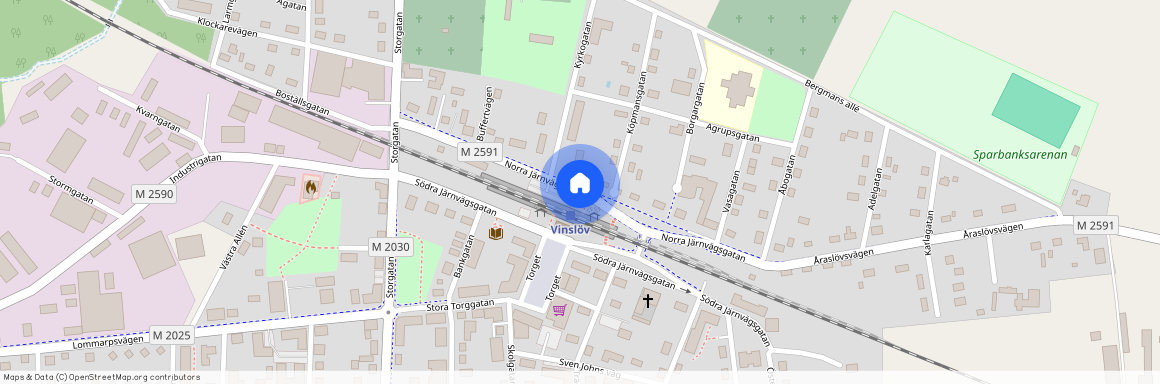 Norra Järnvägsgatan, Vinslöv