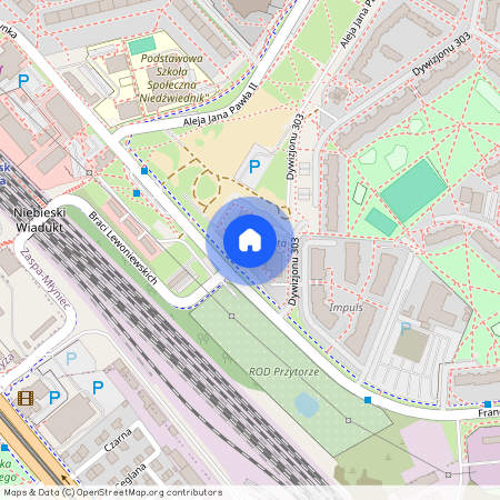 ul. Franciszka Hynka, Zaspa-Młyniec, Gdańsk, pomorskie