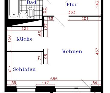 1-Raum-Wohnung mit Balkon - Photo 2