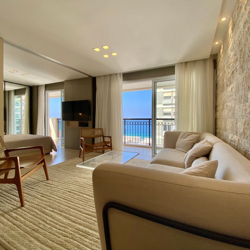 Apartamento com vista mar e duas suítes em Ipanema - Foto 1