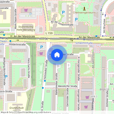 Harzgeroder Straße 6 ·, 06124, Halle (Saale), 1. Etage ·, Westliche Neustadt