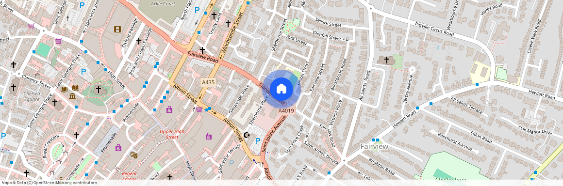 Fairview Road, Cheltenham, Gloucestershire, GL52