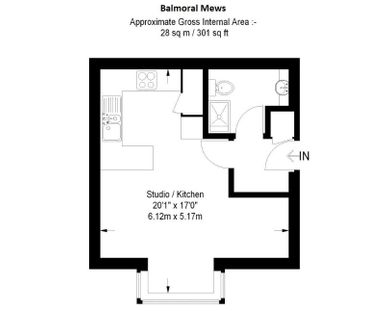 Studio Flat, Balmoral Mews, W12 - Photo 6