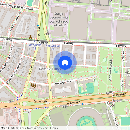 Warszawa, Ochota, Filtry, Jana, Dantyszka