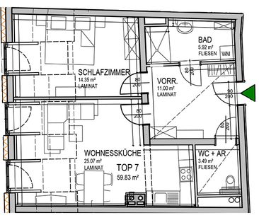 barrierefreie Wohnung in Pulkau - Foto 4