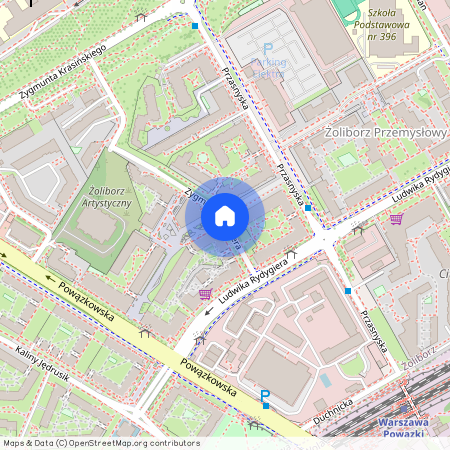 ul. Hubnera, Sady Żoliborskie, Żoliborz, Warszawa, mazowieckie