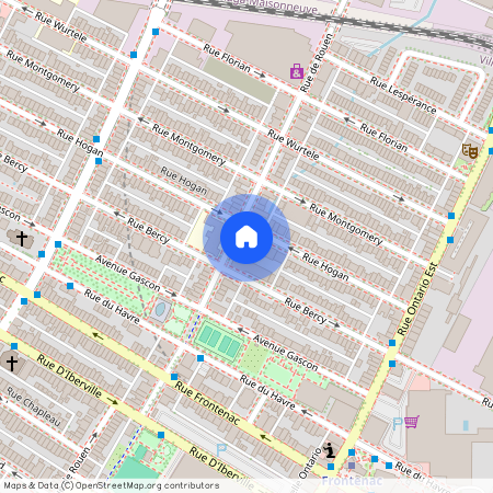 2700 Rue de Rouen, app. 411, Montréal (Ville-Marie), H2K1N1