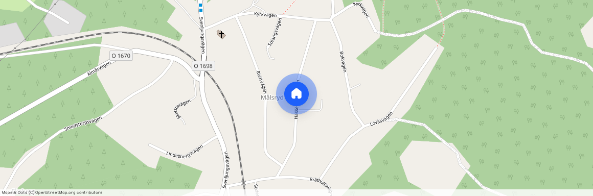 Hasselbacksvägen, Målsryd