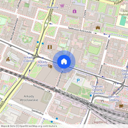 ul. marsz. Józefa Piłsudskiego, Przedmieście Świdnickie, Stare Miasto, Wrocław, dolnośląskie