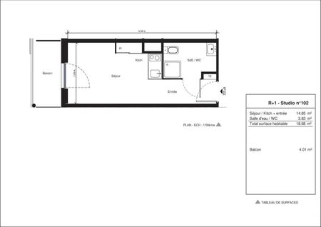 Location Appartement 1 pièce 18m² NIMES 30000 - Photo 3