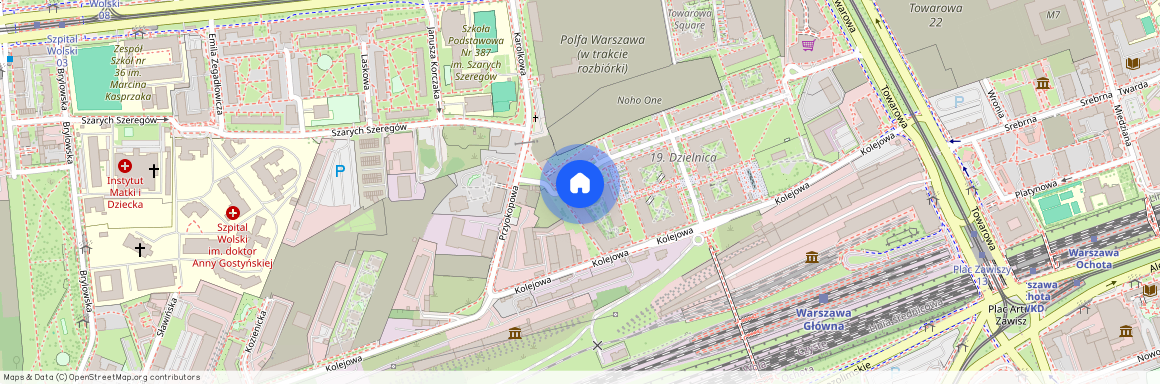 Warszawa, Wola, Wola, Czyste, Kolejowa