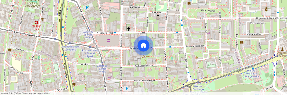 ul. Zawiszy Czarnego, Stare Bałuty, Bałuty, Łódź, łódzkie