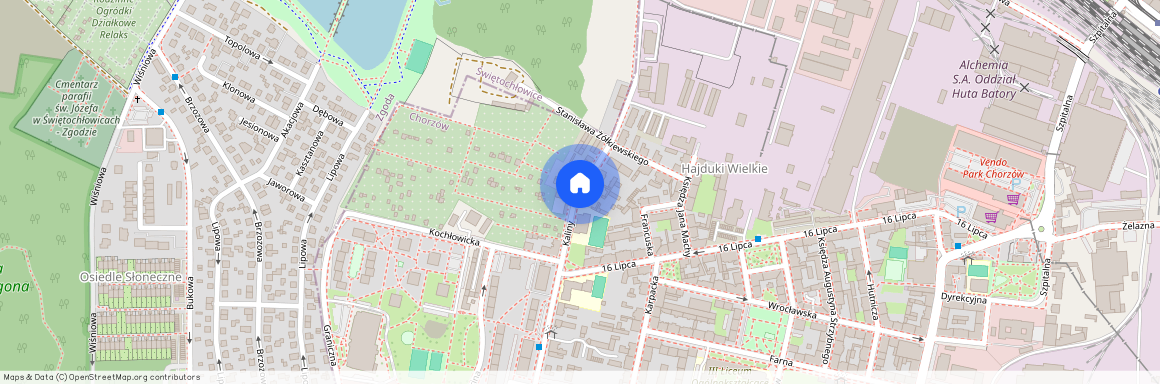 ul. Kaliny, Chorzów Batory, Chorzów, śląskie