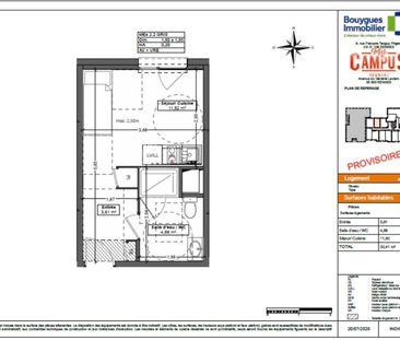 location Appartement T1 DE 20.41m² À RENNES - Photo 1