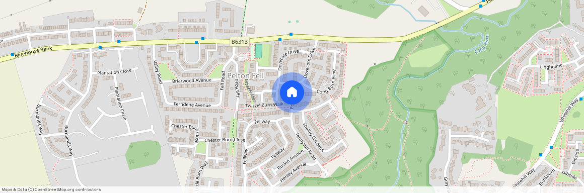 Poets Drive, Pelton Fell, Chester Le Street