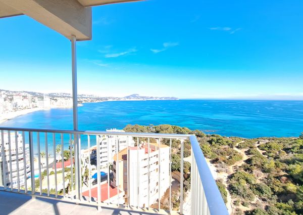 APARTMENT FOR RENT IN CALPE WITH AMAZING 360 DEGREE VIEWS