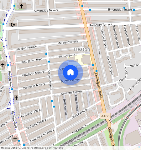 Eighth Avenue, Heaton, Newcastle upon Tyne, Tyne and Wear, NE6 5YB