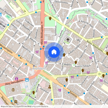 Ειρήνης 6-10, 546 30, Θεσσαλονίκη (546 30), Παναγία Φανερωμένη (Ξηροκρήνη - Παναγία Φανερωμένη)