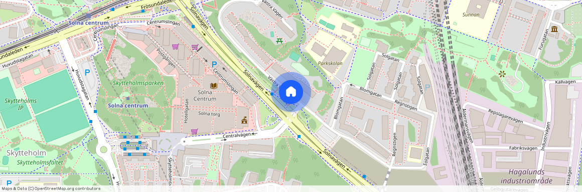 Västra Vägen, Solna