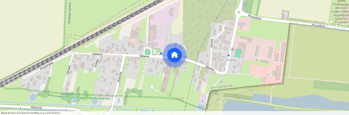 mazowieckie, pruszkowski, Brwinów, Parzniew, Główna