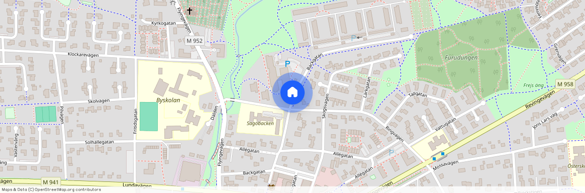 Backgatan, Södra Sandby