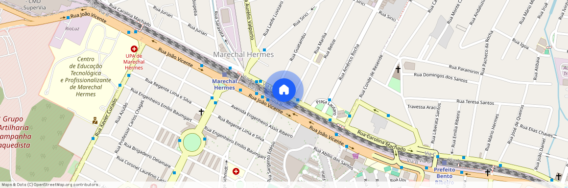 Rua Carolina Machado - de 1742/1743 ao fim, Marechal Hermes, Rio de Janeiro, RJ, 21557150