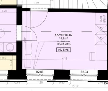 Cozy student room in residence VALENTINE with garden - CURRENTLY UN... - Foto 3