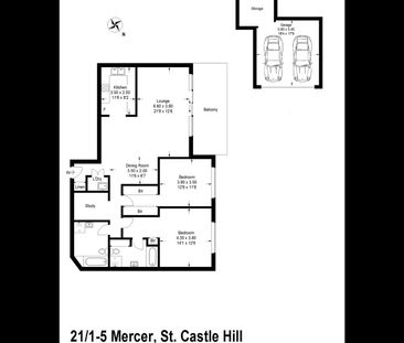 Modern, Spacious 2 Bedroom + Study Unit with Double Garage - Photo 1