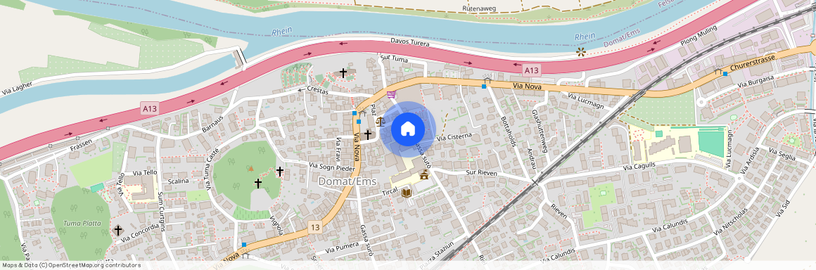 Untere Bahnhofstr, 20, 7013 Domat-Ems