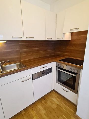 MOSSBACHERGASSE, sonnige 63 m² Neubau mit 12 m² Loggia/Terrasse, Wohnküche, 1 Zimmer, Wannenbad, Parketten - Photo 4