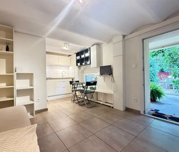 STUDIO MEUBLE DE 20 M2 EN REZ-DE-JARDIN QUARTIER AGUILLON PR - Photo 6