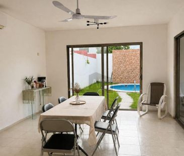 REF. 7913/1485 - Casa en renta amueblada en Santa Fe, Mérida, Yucatán - Photo 3