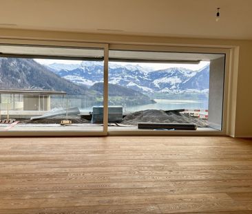 Luxuriöse 3.5-Zimmer-Terrassenwohnung mit bester See- & Bergsicht - Foto 3