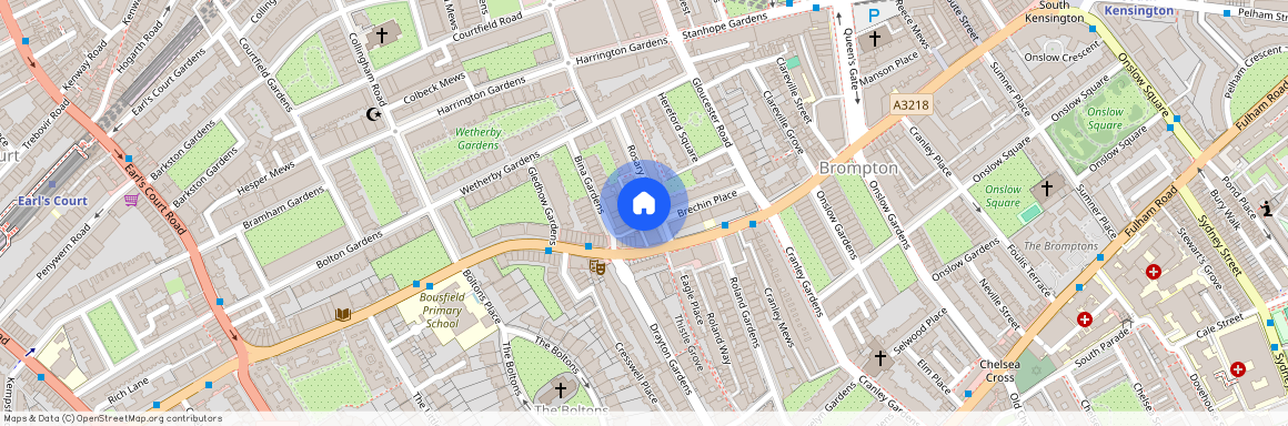 Rosary Gardens, South Kensington, London, SW7