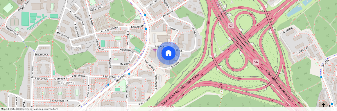 ul. Sojowa, Dąbrowa, Gdynia, pomorskie