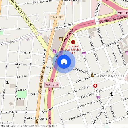 Pennsylvania, Colonia Napoles, C.P. 03810, Df / Cdmx