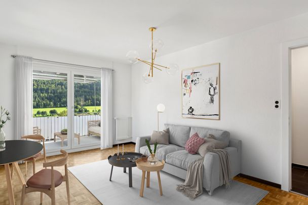 Magnifique appartement rénové de 3 pièces avec terrasse et ascenseur - Foto 1