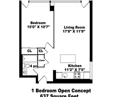 1 Bedroom Open Concept - Photo 6