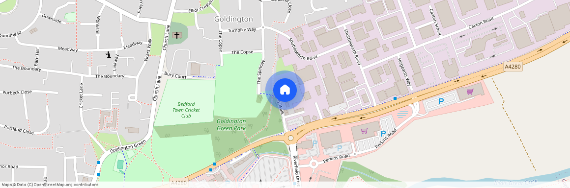 Bury Walk, Bedford, MK41