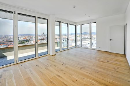 Neubauprojekt JOSEPH/Turm: Hochwertige 4-Zimmer-Wohnung mit Außenfläche und toller Aussicht- in 1090 Wien zu mieten - Foto 2