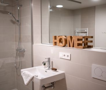 Stylische 1,5-Zi.-Wohnung mit Loggia & Rooftop Pool | TOWER HOMES - Foto 5