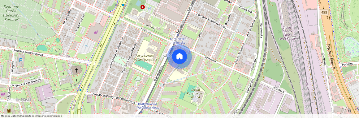 Łódź, Polesie, Karolew, ok. Al. Włókniarzy