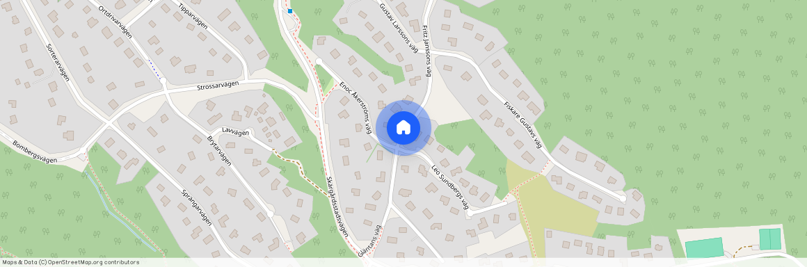 Fritz Janssons väg, Åkersberga