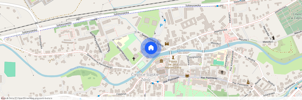 ul. Zjednoczenia Narodowego, Cieplice Śląskie-Zdrój, Jelenia Góra, dolnośląskie