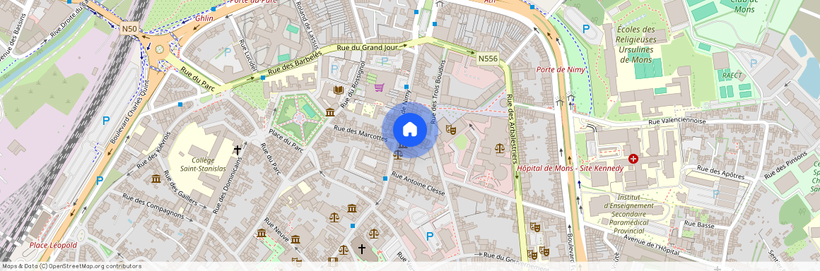 Rue Des Tuileries, 2, 7000, Mons