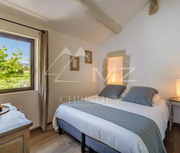 Luberon - Belle maison en pierres avec piscine - Photo 6