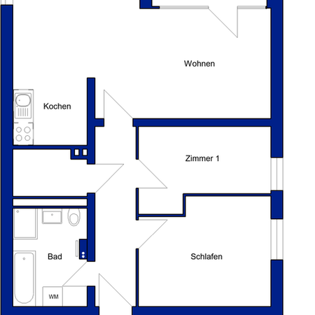 Offenes Wohnen, stilvolles Bad und Blick ins Grüne – jetzt entdecken! - Photo 4