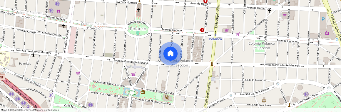 Se departamento 278, Colonia Polanco IV Sección, C.P. 11550, Df / Cdmx